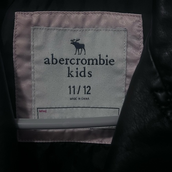 abercrombie kids faux leather jacket (11/12) - Picture 4 of 4